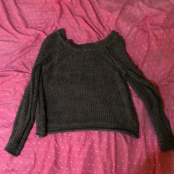 Free People brown knit sweater - Picture 2 of 3